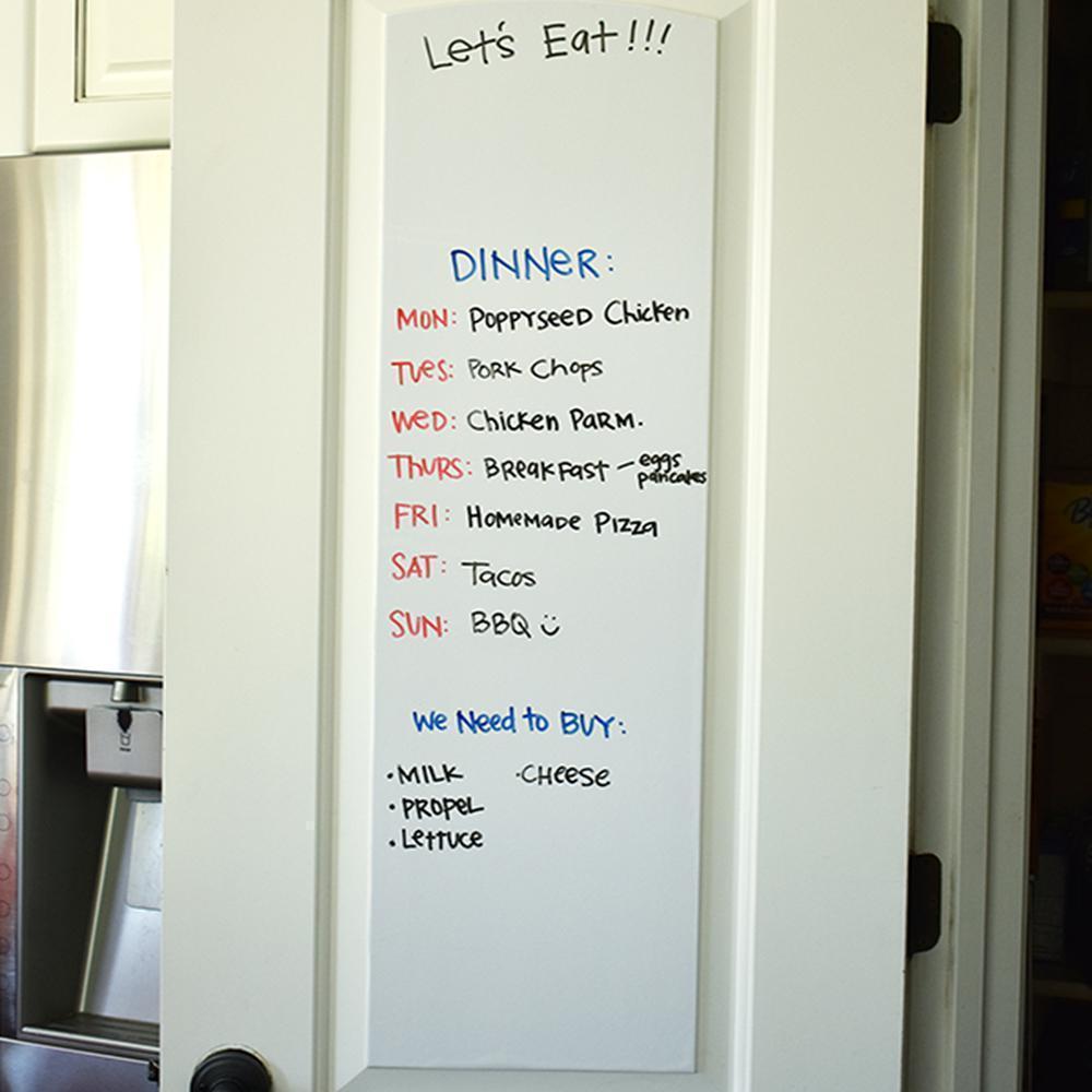 DIY Whiteboard for Pantry Door, DIY Whiteboard Wall