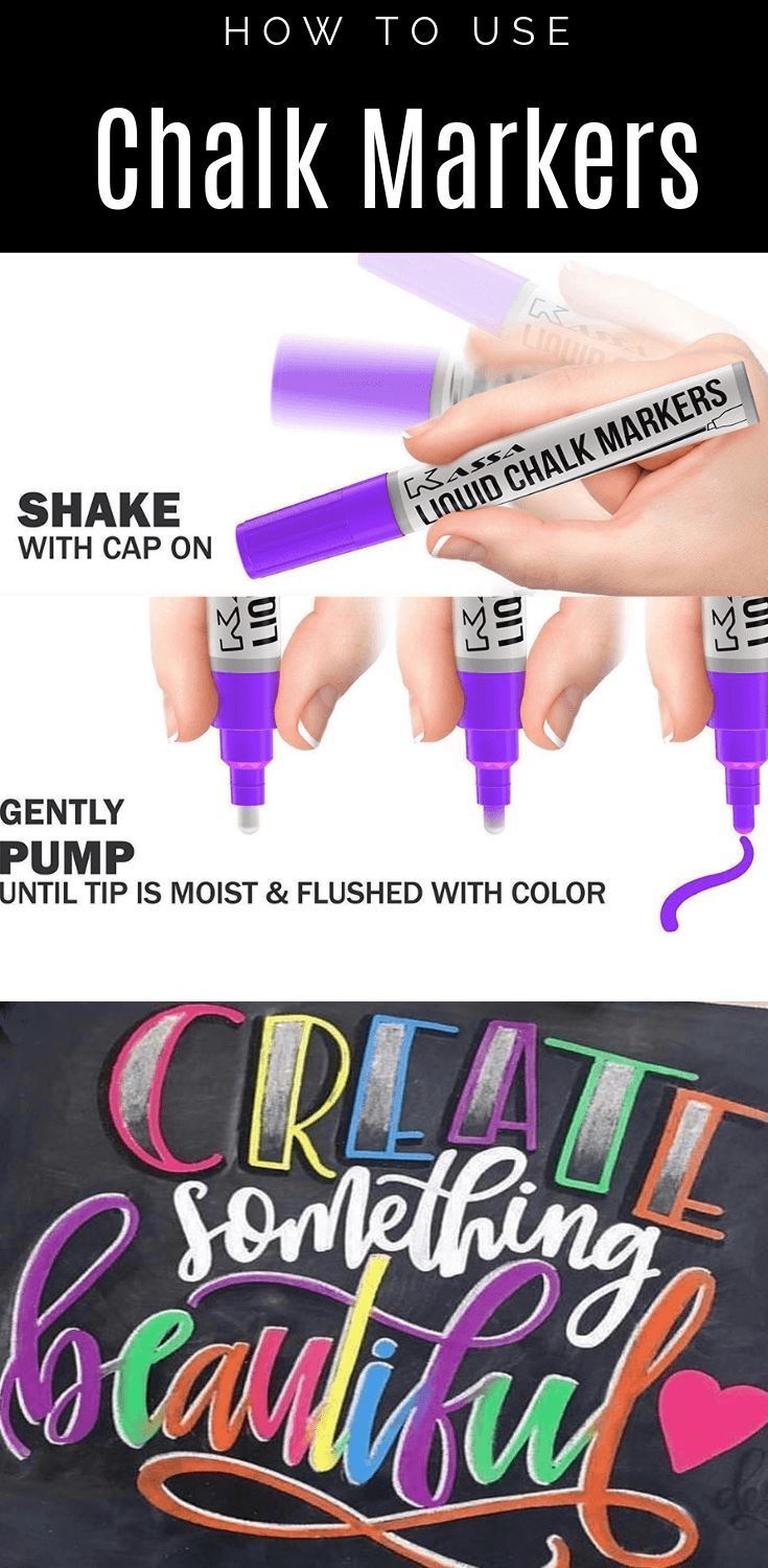 Chalk Markers Demo - Write on Glass, Metal, Boards - Erasable! 