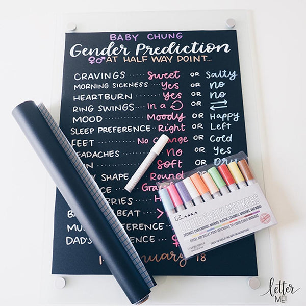 DIY Chalkboard Lettering