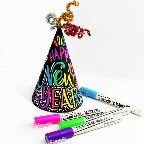 DIY New Year's Eve Party Hats