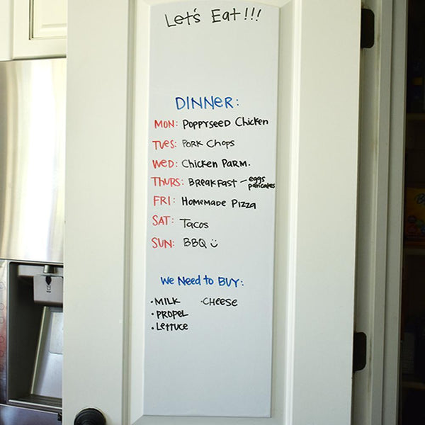 DIY Whiteboard Pantry Door