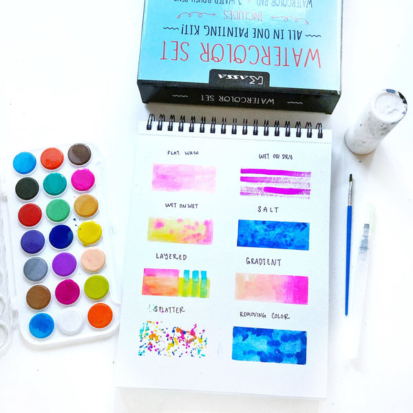 How to Watercolor with Water Brush Pens