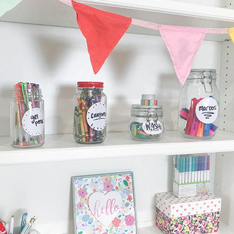 Organizing Your Home with Whiteboard Stickers