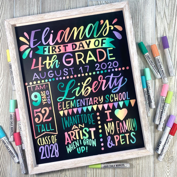 Pastel Chalk Markers: Back to School Project Ideas