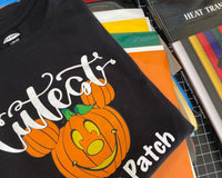 Pumpkin Shirt Design with Kassa Heat Transfer Vinyl