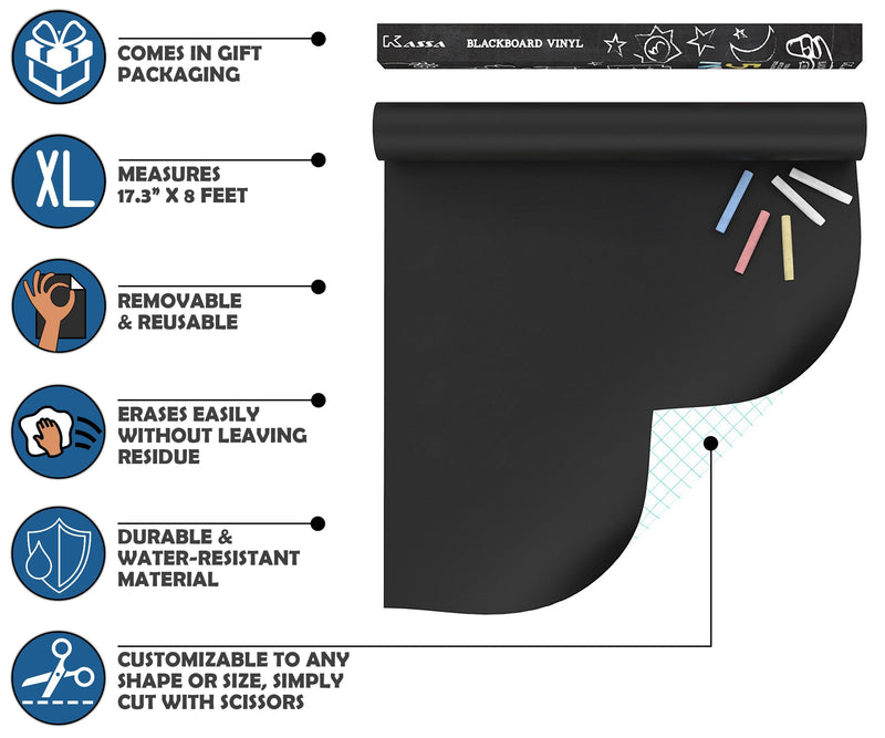 Chalkboard Contact Paper (8 ft) Kassa 