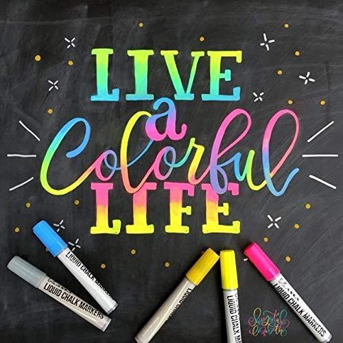 Fine Tip Neon Chalk Markers (10 Pack) - Kassa