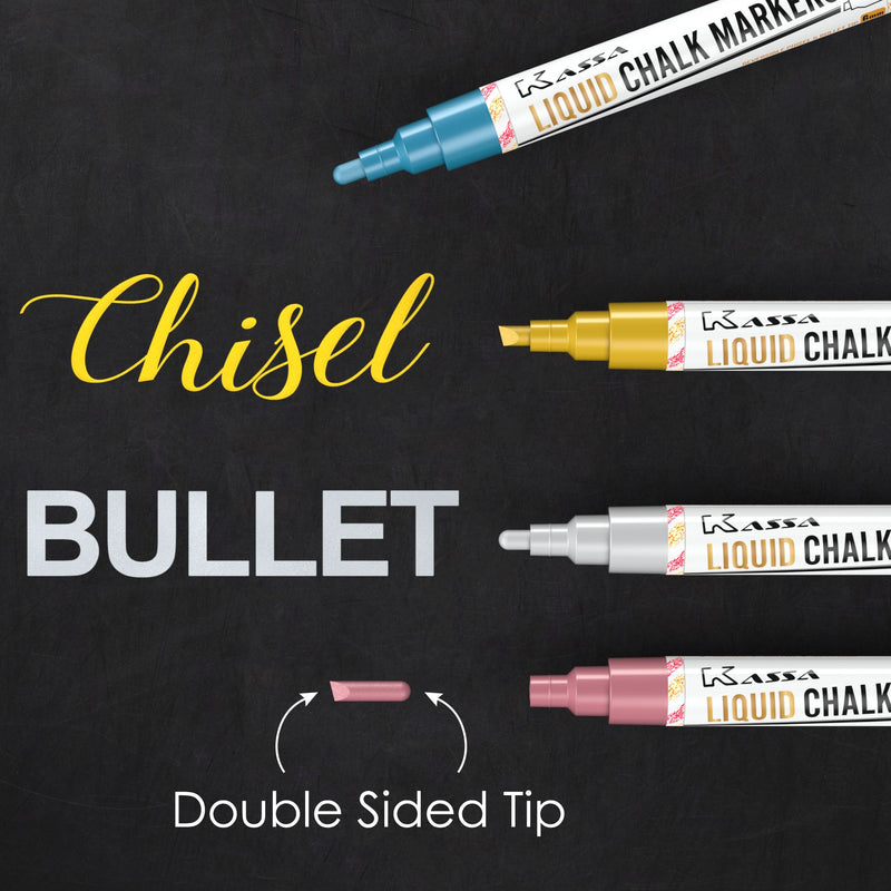 Metallic Chalk Markers (8 Pack)