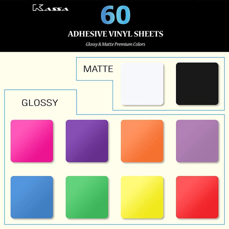 Vinyl Sheets (60 Pack) Vinyl Kassa 